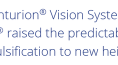 Surgical Performance of CENTURION Vision System with ACTIVE SENTRY