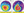 Figure 1. Clear signs of keratoconus on topography in two patients with 20/20 UCVA.
